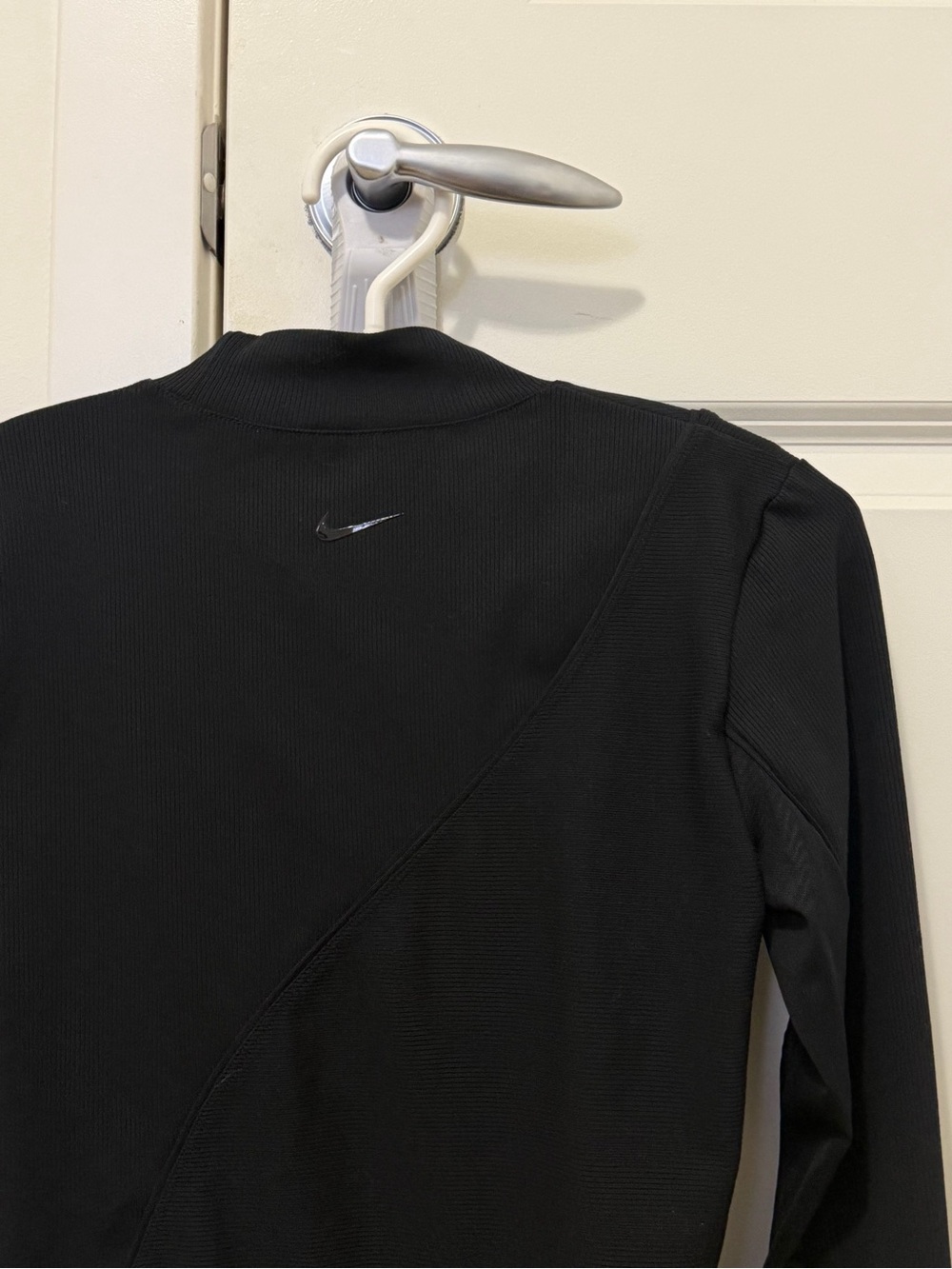 Nike Pro Black Long-Sleeve Mock Neck Top